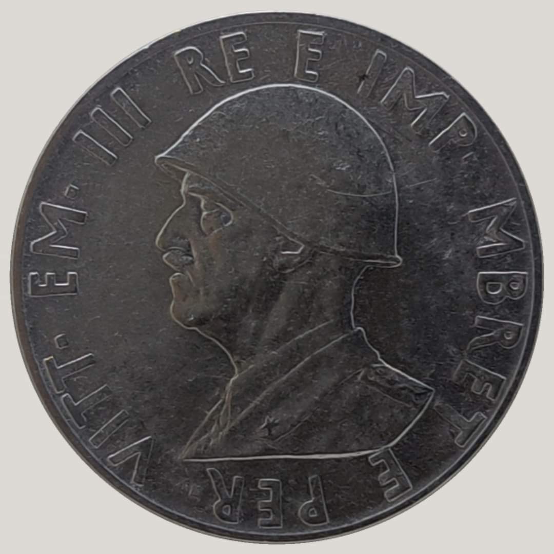 0.50-Lek---1940-R-XVIII---Albania-/-Die-Chip